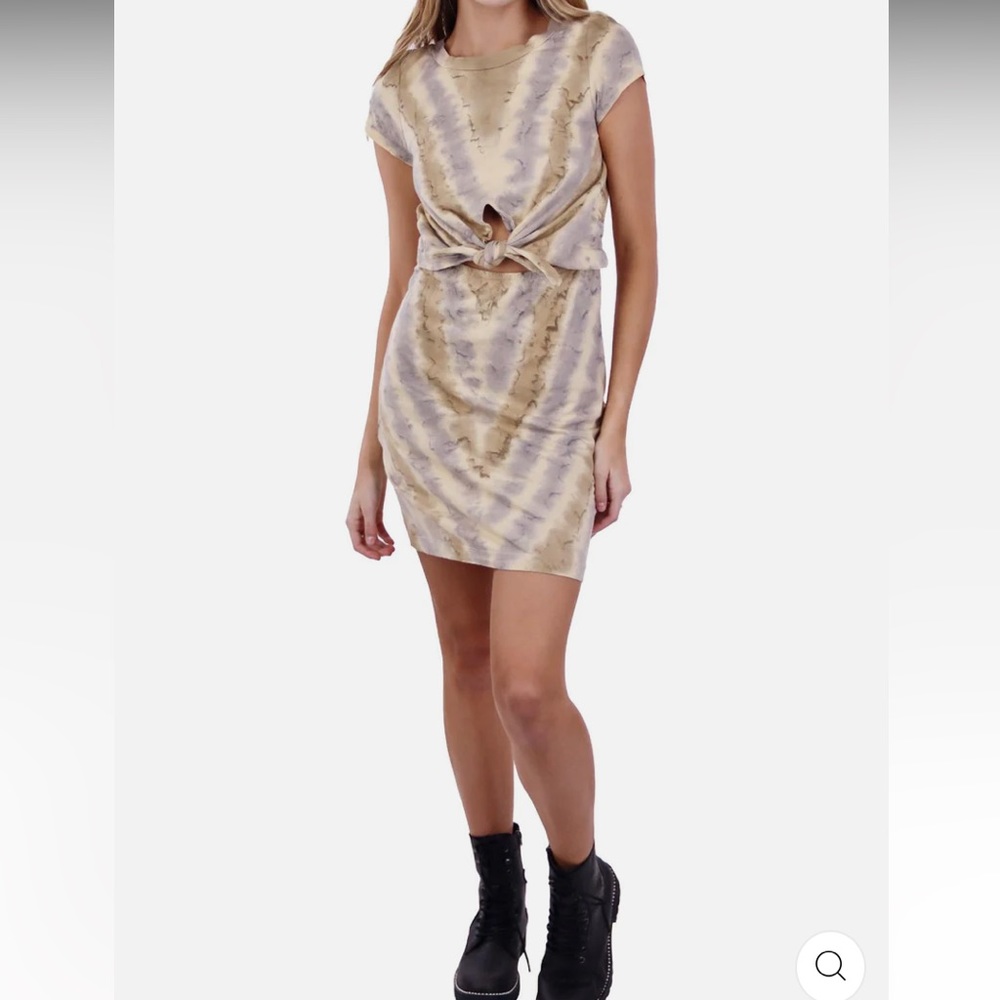 NWT Anthropologie Maronie Cut-out Shirt Dress Size L